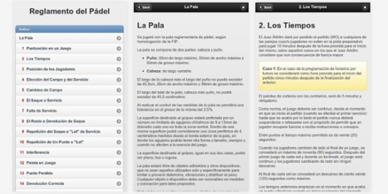 App con el reglamento del padel para movil Android | Noticias y novedades del mundo del pádel App con el reglamento del padel para movil Android | Noticias y novedades del mundo del pádel