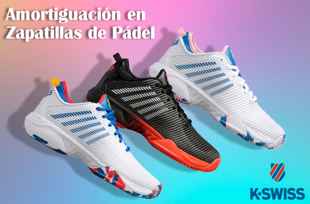 Amortiguación en zapatillas de pádel