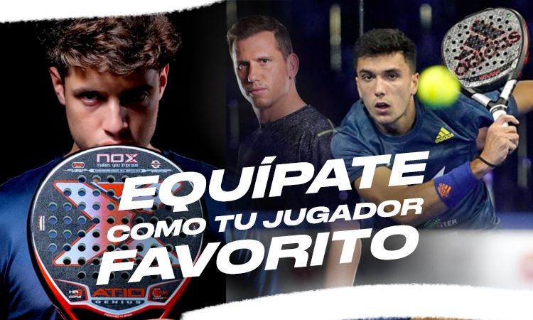 palas pádel jugadores profesionales